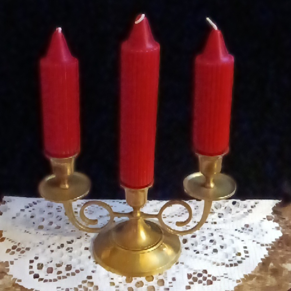 Solid Brass Candlebra